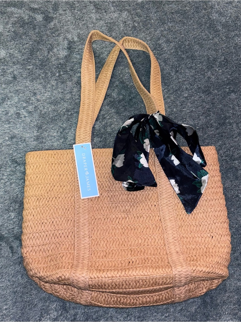 NWT Draper James Everyday Straw Bag